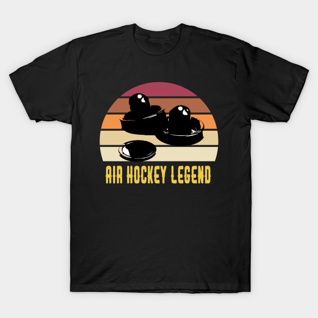 Air Hockey Legend T-Shirt by wiswisna